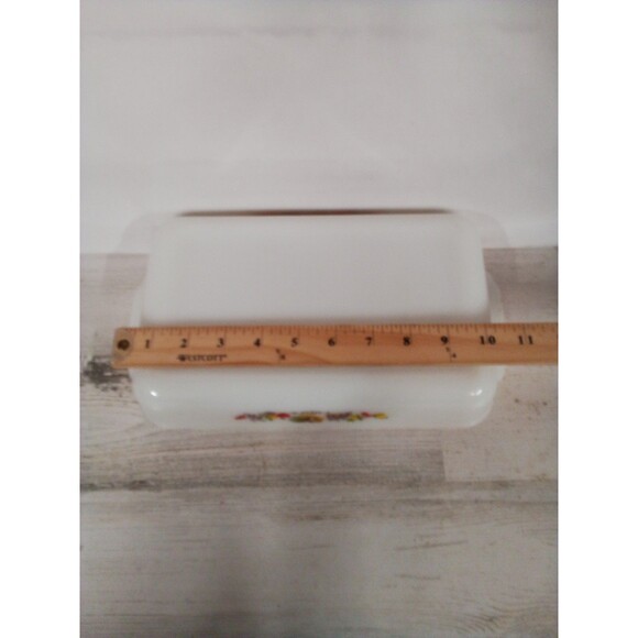 Vintage Fire King Anchor Hocking Chanticleer Rooster Casserole Dish - Picture 5 of 15